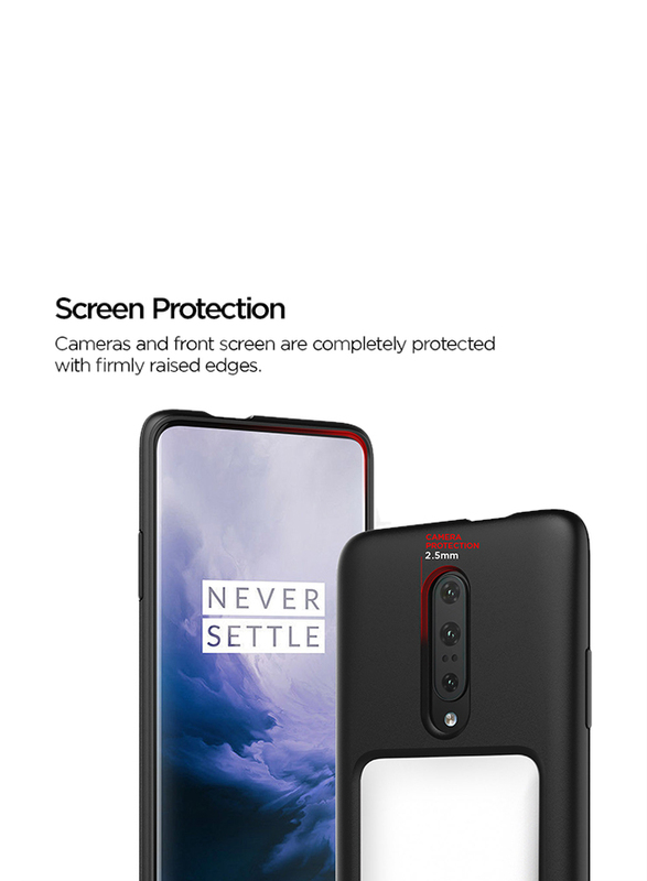 VRS Design OnePlus 7 PRO Damda High Pro Shield Mobile Phone Case Cover, Cream White