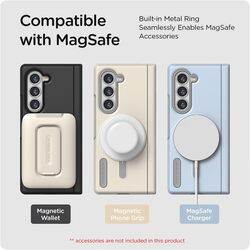 VRS Design Terra Guard Halo (MagSafe compatible) for Samsung Galaxy Z Fold 6 case cover  - Marine Green