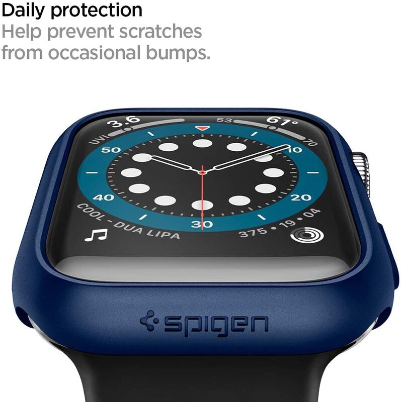Spigen Apple Watch 44mm Series 6 / SE / 5/4 PC case cover Thin Fit, Blue