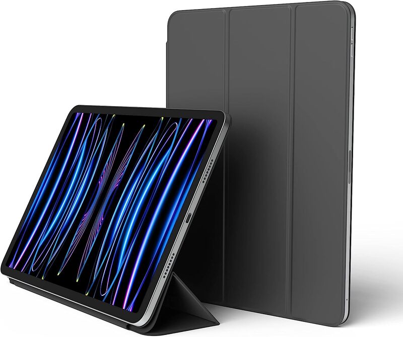 Elago Magnetic Folio for iPad Pro 11 inch 4th Generation (2022) 3rd Gen (2021) 2nd Gen (2020) Case Cover - Dark Grey with Auto Sleep and Wake function