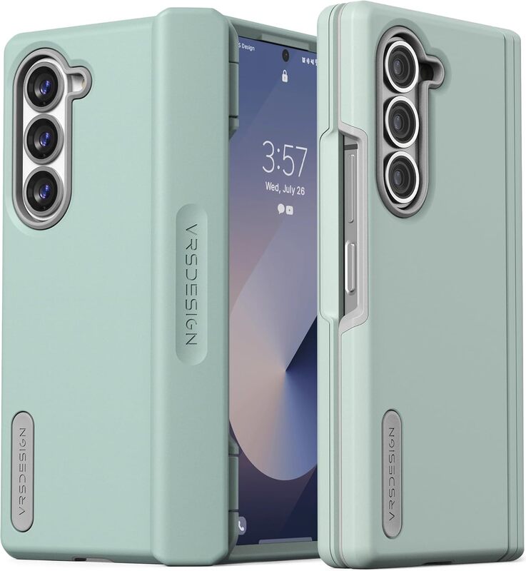 VRS Design Terra Guard Modern for Samsung Galaxy Z Fold 6 case cover (2024) - Marine Green