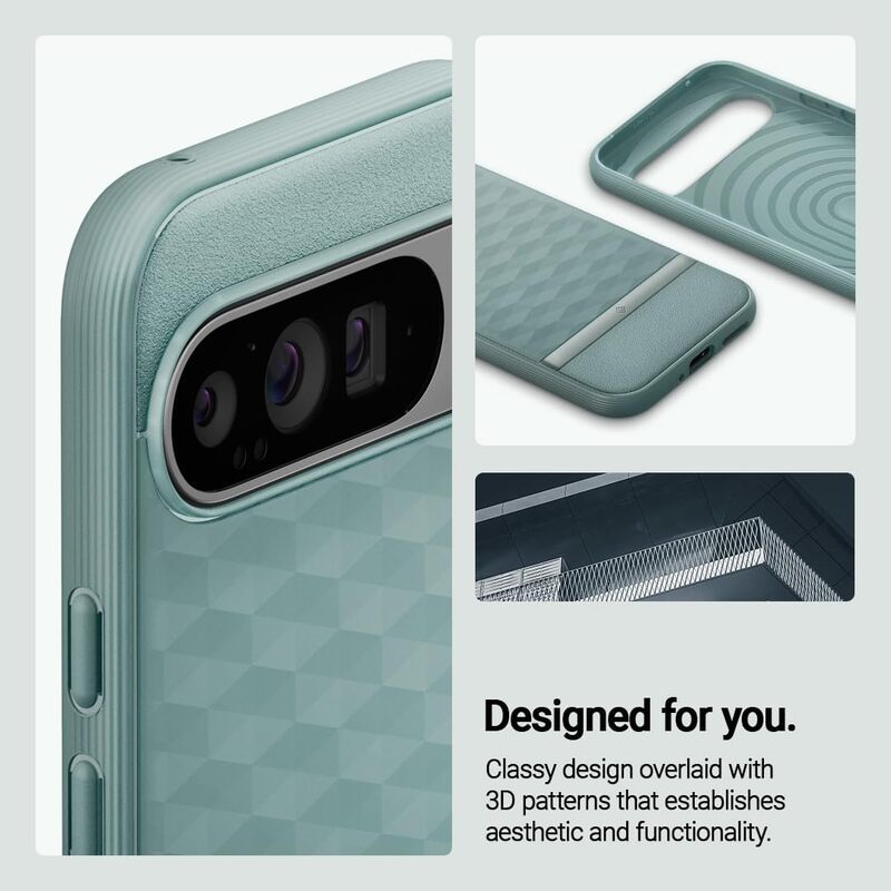 Caseology Google Pixel 9 / Pixel 9 PRO Parallax case cover - Sage Green