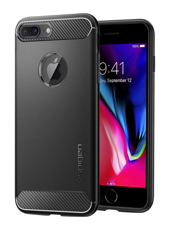 

Spigen Apple iPhone 8 PLUS/7 Plus Rugged Armor Mobile Phone Case Cover, Black