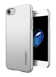 Spigen Apple iPhone 7 Thin Fit Mobile Phone Case Cover, Satin Silver