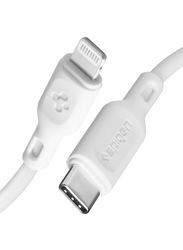 Spigen 1-Meter Lightning Cable, Fast Charge USB Type-C Male to Lightning, Data Sync for iOS Apple iPhone XS Max/XS/XR/8/8 Plus/iPad, White