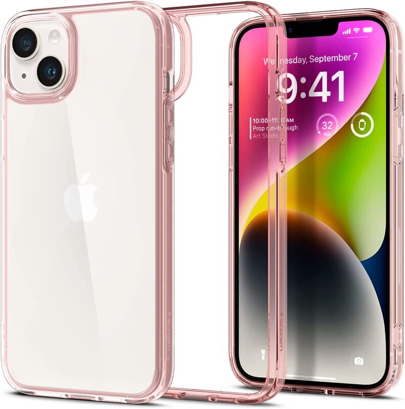 Spigen Ultra Hybrid for iPhone 14 Case Cover - Rose Crystal