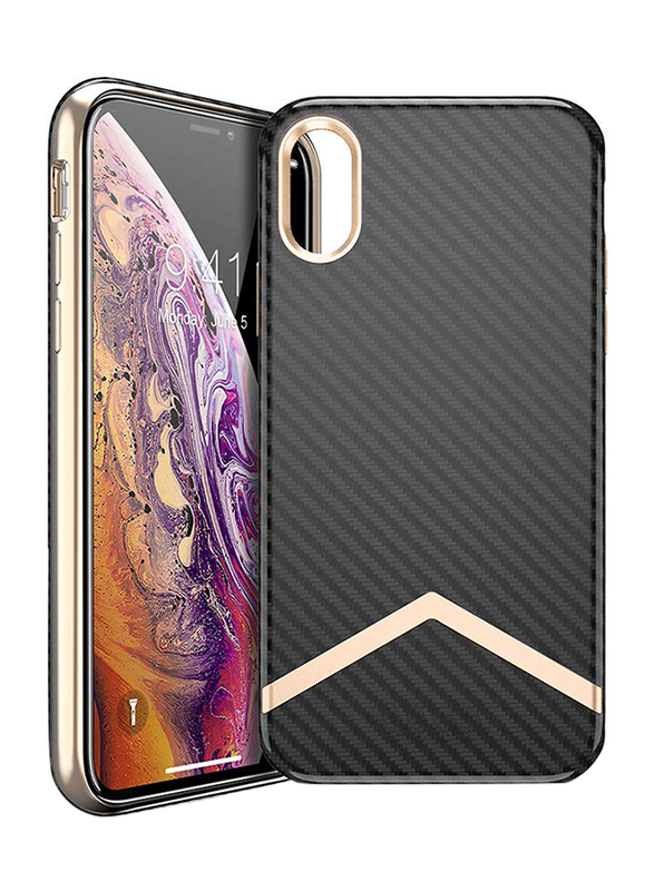 Avana Must Apple iPhone XS/X Mobile Phone Case Cover, Karbon