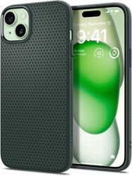 Spigen iPhone 15 case cover Liquid Air - Abyss Green