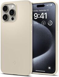 Spigen iPhone 15 Pro case cover Thin Fit - Mute Beige