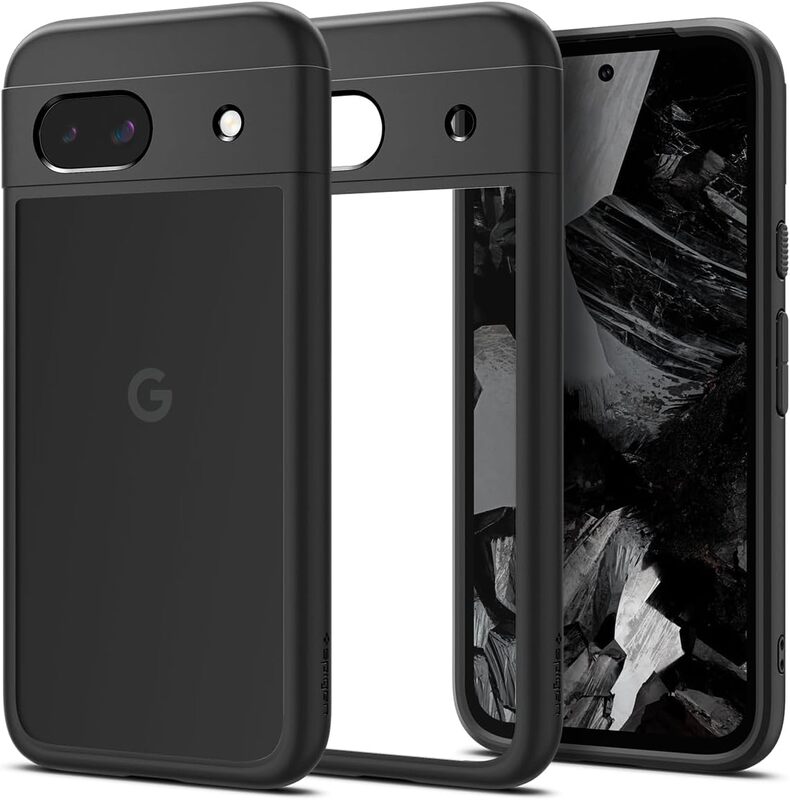 Spigen Ultra Hybrid for Google Pixel 8a case cover - Matte Black