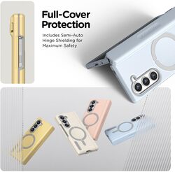 VRS Design Terra Guard Halo (MagSafe compatible) for Samsung Galaxy Z Fold 6 case cover - Lemonade