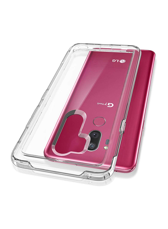 Spigen LG G7 ThinQ Slim Armor Crystal Mobile Phone Case Cover, Crystal Clear