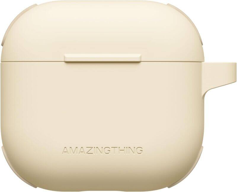 

Amazing Thing Omni for AirPods 4 (2024) with Carabiner Case Cover - Desert Titanium