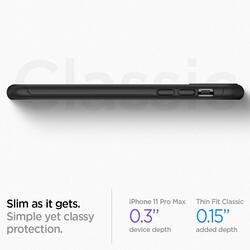Spigen Apple iPhone 11 Pro Max Thin Fit Classic Designed Mobile Phone Case Cover, Black