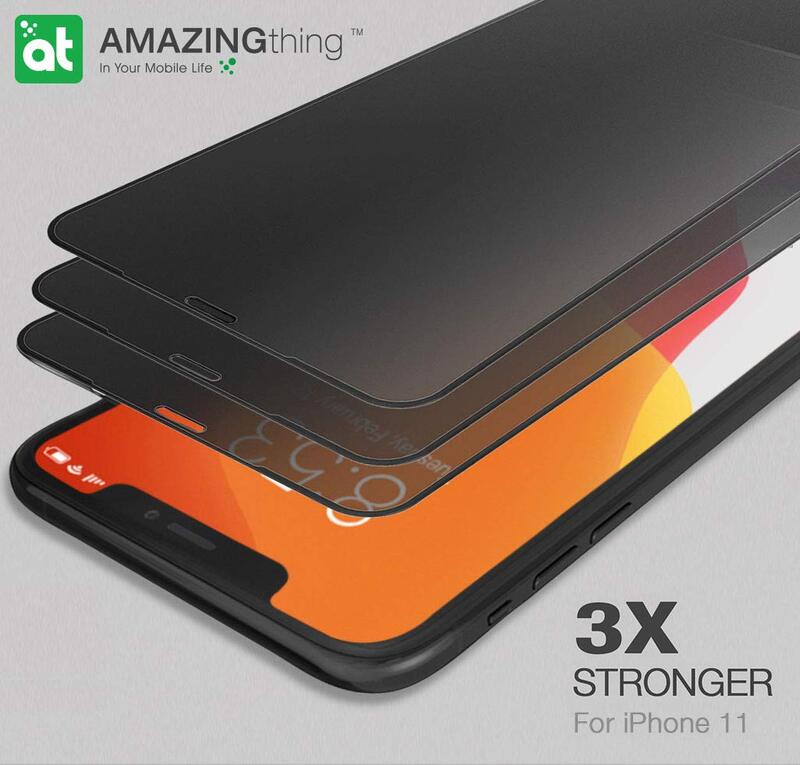 Amazing Apple Thing iPhone 11/XR Supreme Glass Privacy Ex Bullet 3D Fully Covered Tempered Screen Protector, 3x Stronger Edges, Clear