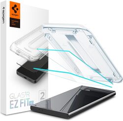 Spigen Samsung Galaxy S24 ULTRA Screen Protector Glastr Ez Fit HD Premium Tempered Glass - Case Friendly (2 Pack)