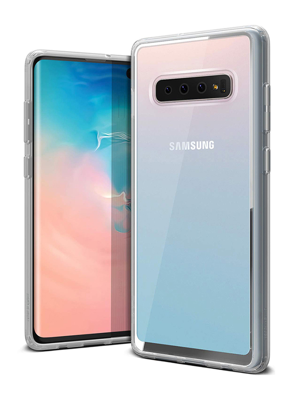 VRS Case for Samsung Galaxy S10 Plus Crystal Chrome Mobile Phone Case Cover, Clear