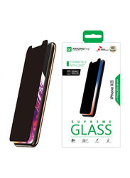 Amazing Thing Apple iPhone XS/X Supreme Glass Privacy Tempered Glass Screen Protector, Clear