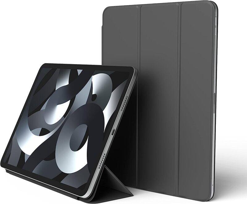 

Apple Elago Magnetic Folio for iPad Air 10.9 inch 5th Generation (2022) 4th Gen (2020) and iPad Pro 1st Gen Case Cover - Dark Grey with Auto Sleep and Wake