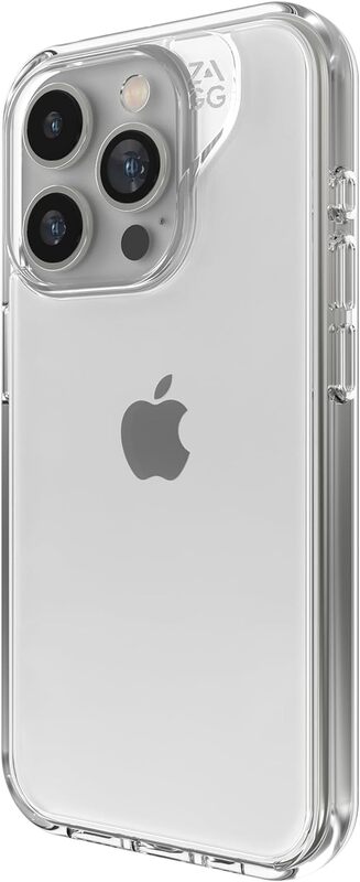 Zagg Crystal Palace Snap for iPhone 15 Pro Case Cover MagSafe with Graphene Tech 13 Feet Drop Protection - Clear