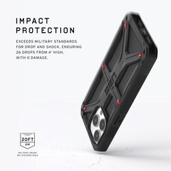 Urban Armor Gear UAG Monarch Kevlar for iPhone 15 Pro Max case cover (20 Feet Drop Tested) - Kevlar Black