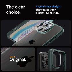 Spigen iPhone 15 Pro Max case cover Ultra Hybrid - Abyss Green