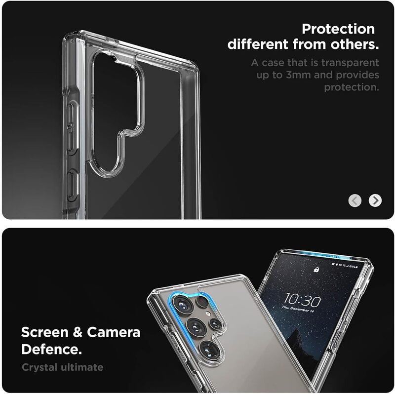 VRS Design Samsung Galaxy S24 ULTRA case cover Crystal Ultimate - Clear