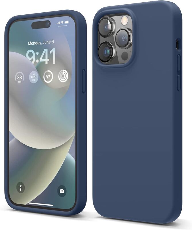 Elago Silicone for iPhone 14 Pro Max Case Cover - Jean Indigo