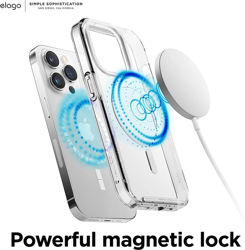 Elago Mag Hybrid for iPhone 14 Pro MagSafe Case Cover - Transparent