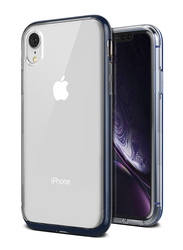 Vrs Design Apple iPhone XR Crystal Bumper Mobile Phone Case Cover, Deep Sea Blue