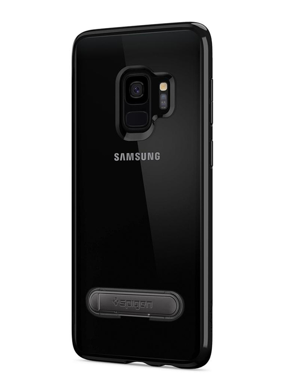 Spigen Samsung Galaxy S9 Ultra Hybrid S Mobile Phone Case Cover, with Kickstand, Midnight Black
