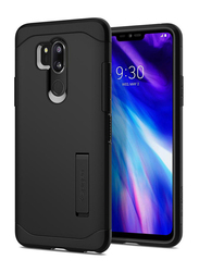 Spigen LG G7 ThinQ Slim Armor Kickstand Mobile Phone Case Cover, Black