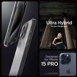 Spigen Ultra Hybrid for iPhone 15 Pro case cover - Space Crystal