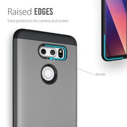 Tudia LG V30 / V30 Plus Merge Mobile Phone Case Cover, Metallic Slate