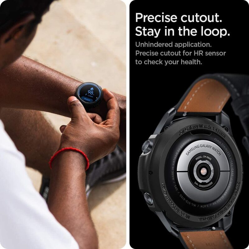 Spigen Samsung Galaxy Watch 3 (41mm) TPU case cover Liquid Air - Matte Black