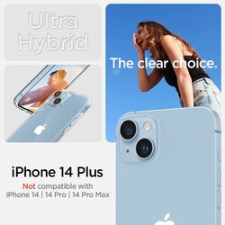 Spigen Ultra Hybrid for iPhone 14 Plus Case Cover - Crystal Clear