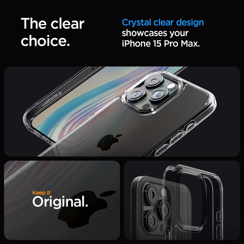 Spigen iPhone 15 Pro Max case cover Ultra Hybrid - Space Crystal