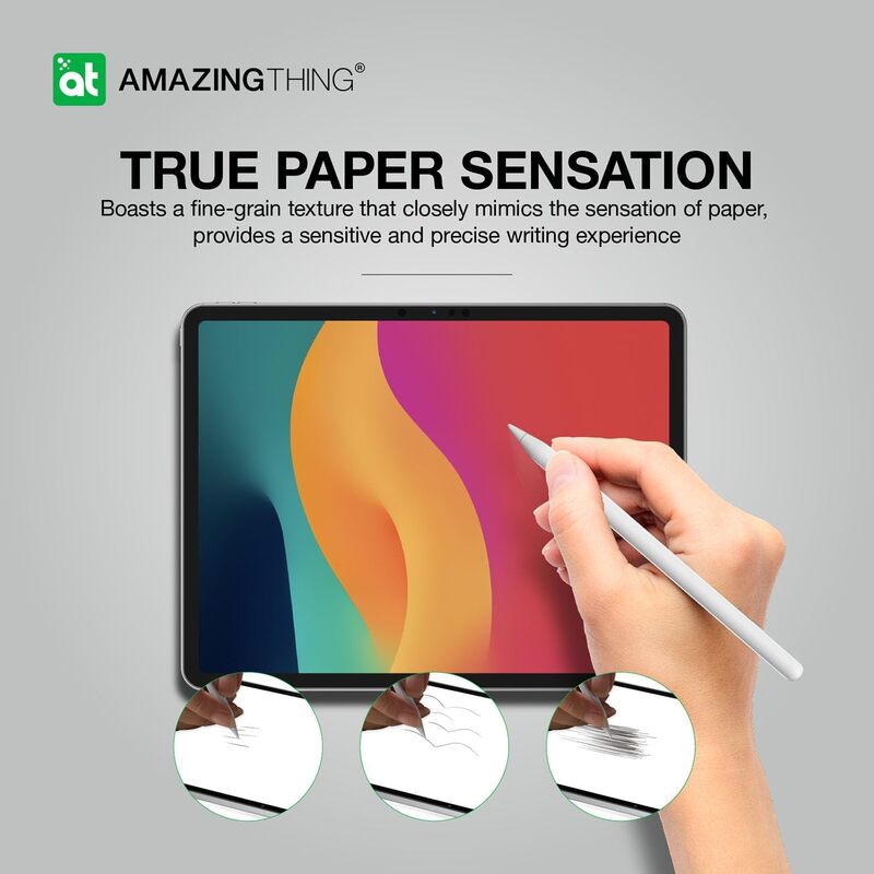 Amazing Thing Supreme Paper PRO Design Drawing Film for iPad Pro 11 inch M4 (2024) Screen Protector with Kent Paper Texture simulation for Sketching/Drawing/Writing