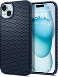 Spigen Liquid Air for iPhone 15 case cover - Navy Blue