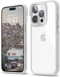 Elago Dual for iPhone 14 Pro Case Cover with Hybrid Technology - White