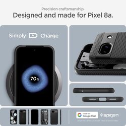 Spigen Liquid Air for Google Pixel 8a case cover - Matte Black