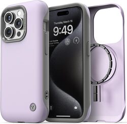 VRS Design Terra Guard Modern for iPhone 15 Pro MAX Case Cover (MagSafe compatible) - Purple