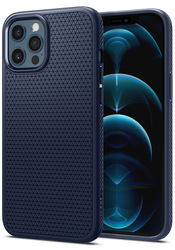 Spigen Apple iPhone 12 Pro MAX TPU Case Cover Liquid Air, Navy Blue