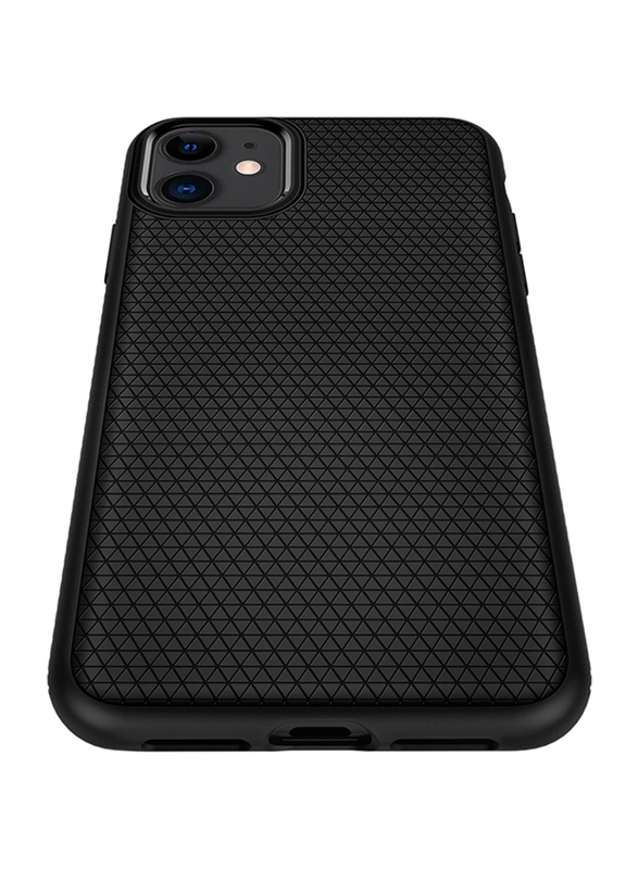 Spigen Apple iPhone 11 Liquid Air Mobile Phone Case Cover, Matte Black