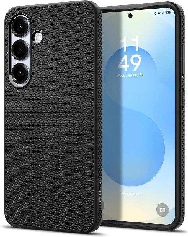 

Spigen Samsung Galaxy S25 Liquid Air case cover - Matte Black