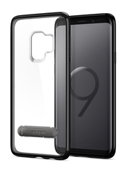 Spigen Samsung Galaxy S9 Ultra Hybrid S Mobile Phone Case Cover, with Kickstand, Midnight Black