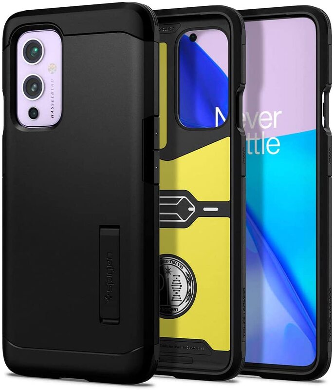 Spigen OnePlus 9 Case Cover Tough Armor with Extreme Impact Foam, Black