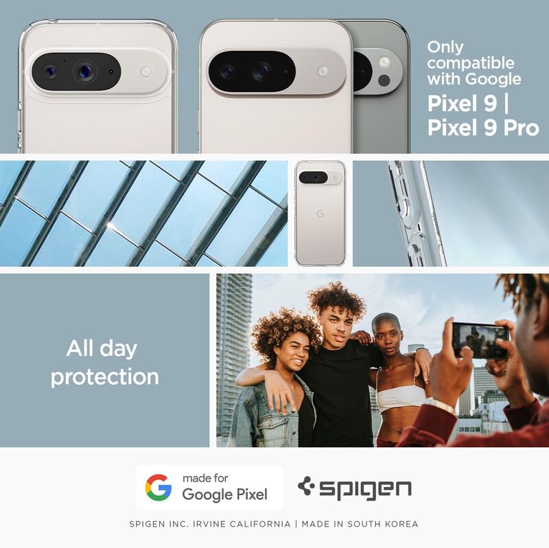 Spigen Google Pixel 9 / Pixel 9 PRO Ultra Hybrid - Crystal Clear