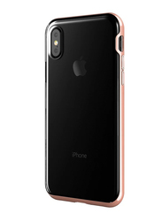 Vrs Design Apple iPhone X Crystal Bumper Mobile Phone Case Cover, Rose Gold