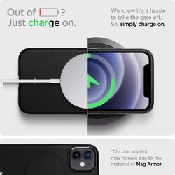 Spigen Apple iPhone 12 Mini Case Cover with Magsafe Mag Armor, Black